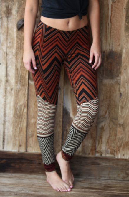Angie Ladies' Safari Print Leggings