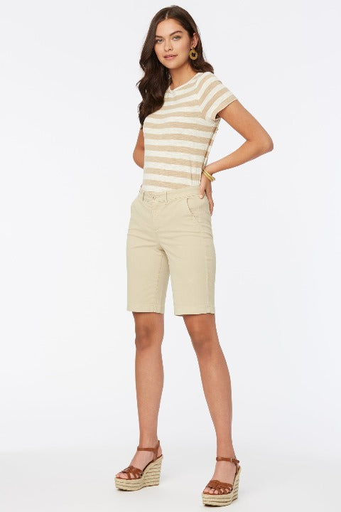 NYDJ Ladies' Stretch Twill Bermuda Shorts - L and L Stuff