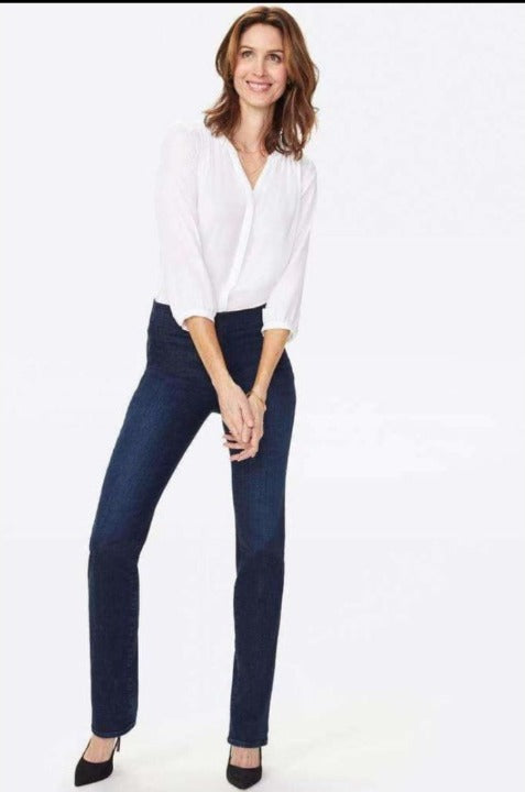 Nydj Marilyn Straight Pull-On Jeans Jeans