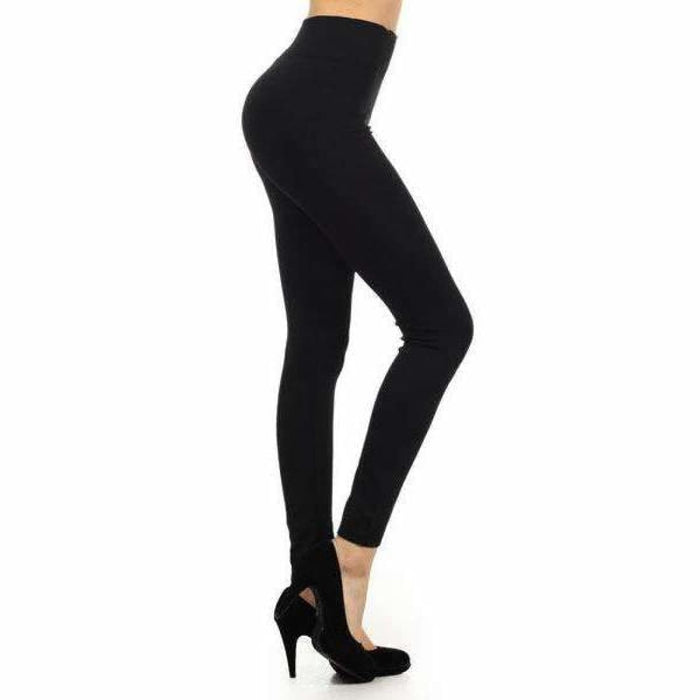 Yelete Ladies Seamless Leggings (One Size) One Size / Black Leggings