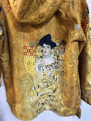 Oopéra Ladies' Reversible Fashionable Rain Coat Gustav Klimt "Lady in Gold"