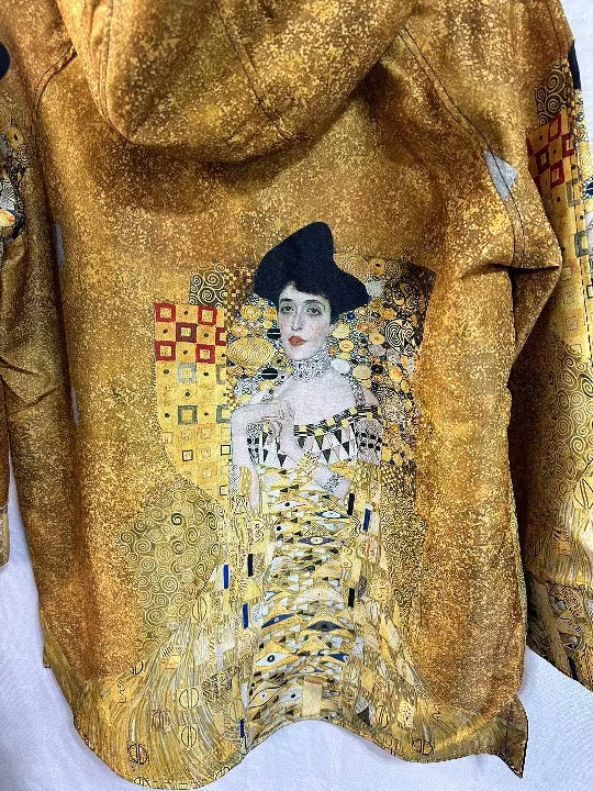 Oopéra Ladies' Reversible Fashionable Rain Coat Gustav Klimt "Lady in Gold"