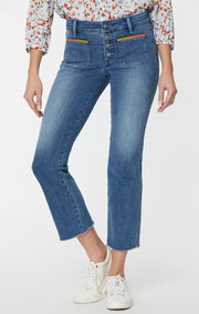 NYDJ Ladies' Marilyn Straight Ankle With Raw Hems - L and L Stuff