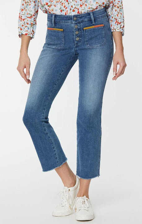 NYDJ Ladies' Marilyn Straight Ankle With Raw Hems - L and L Stuff