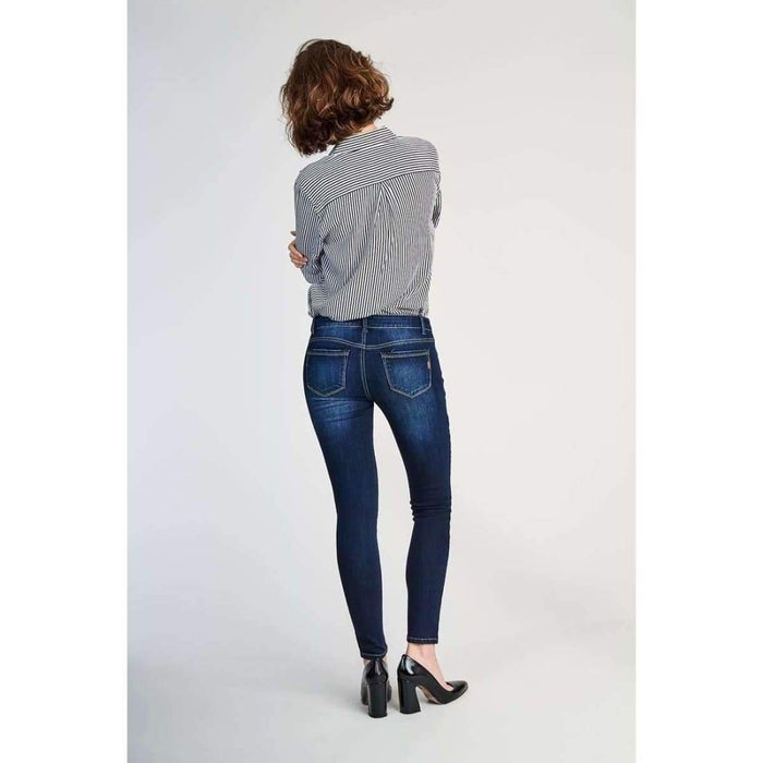 L L Stuff - 1822 Denim Ladies' Dark Ankle Skinny Jeans In Raquel