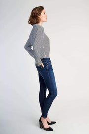 1822 Denim Ladies Dark Ankle Skinny Jeans In Raquel Jeans