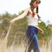 1822 Denim Ladies Re:denim High Rise Straight Jean In Marco Jeans