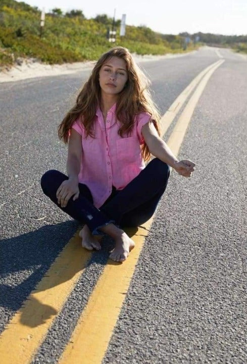 1822 Denim Ladies Re:denim High Rise Straight Jean In Marco Jeans