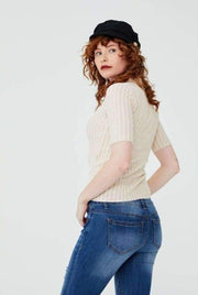 1822 Denim Ladies Taylor Destructed Roll Cuff Crop Skinny Jeans In Gerard Jeans