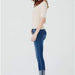 1822 Denim Ladies Taylor Destructed Roll Cuff Crop Skinny Jeans In Gerard Jeans