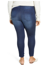 1822 Denim Plus Size High Rise Butter Skinny Jeans Marco - L and L Stuff
