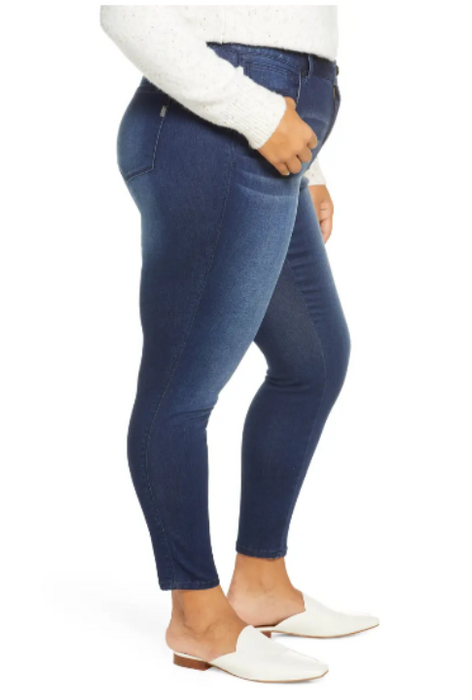 1822 Denim Plus Size High Rise Butter Skinny Jeans Marco - L and L Stuff