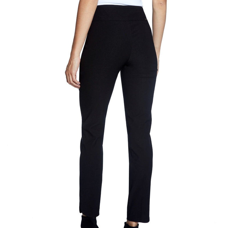 UP! Pants Women's Solid Petel Slit Pants - L and L Stuff