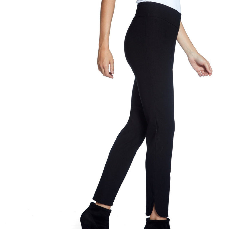 UP! Pants Women's Solid Petel Slit Pants - L and L Stuff