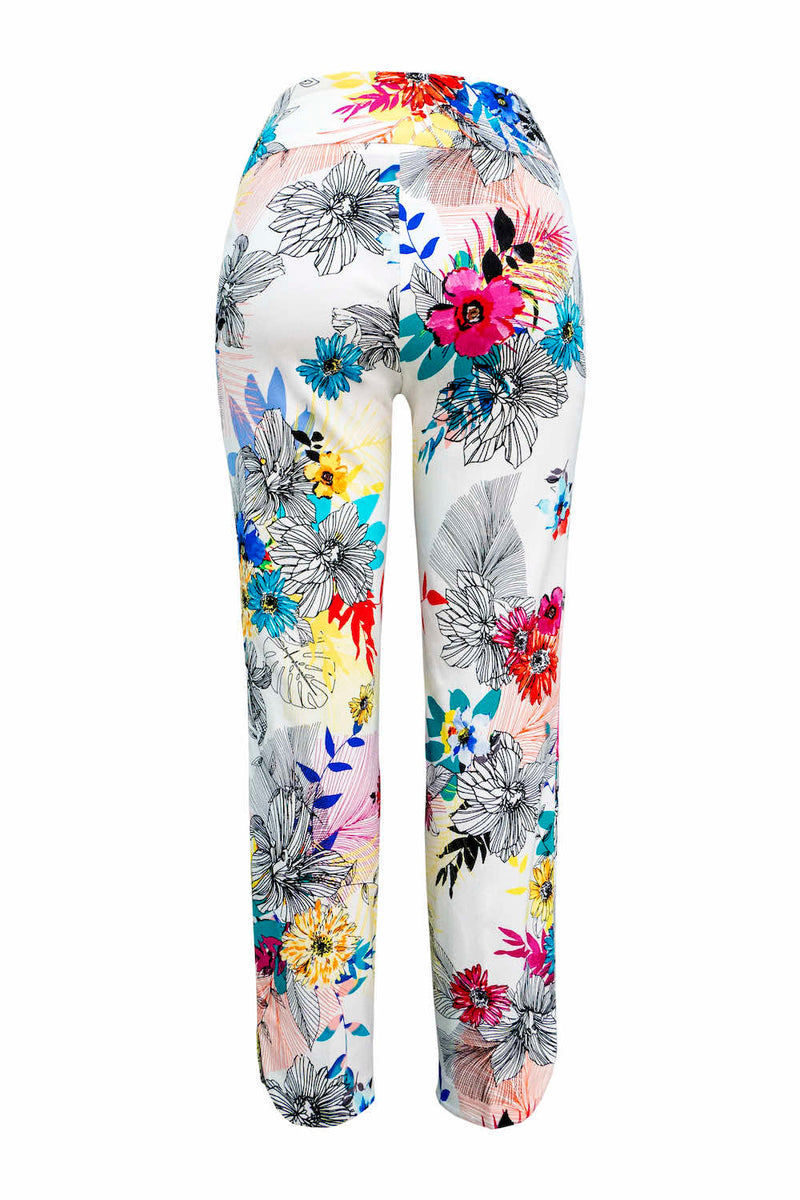 UP! Pants Women's Summer Petal Slit Style# 66787 - L and L Stuff