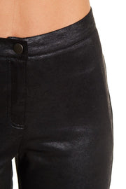 Angie Ladies' Faux Leather Moto Front Zip Legging - L and L Stuff