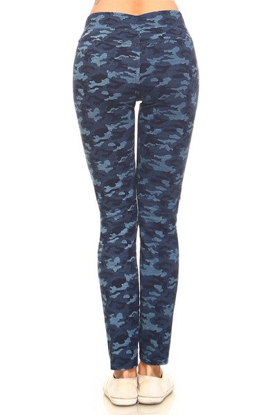Yelete Ladies' Front Lace Camo Pants - L and L Stuff