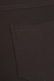 Yelete Ladies' Black Four Pocket Ponte Pants - L and L Stuff