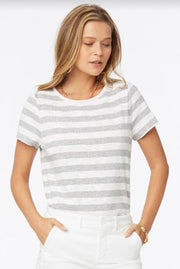 NYDJ Ladies' Rugby Stripe Tee - L and L Stuff