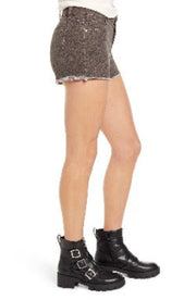 1822 Denim Ladies' Cheetah Print Cutoff Shorts - L and L Stuff