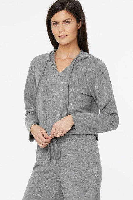 NYDJ Women's Cropped Pullover Hoodie Forever Comfort™ Collection - L and L Stuff
