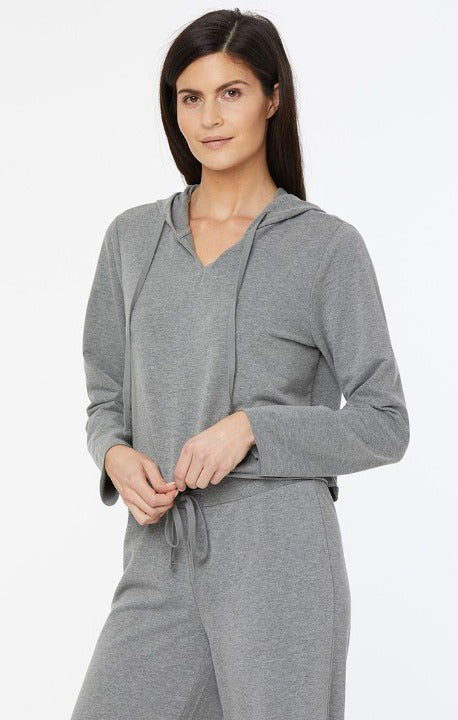 NYDJ Women's Cropped Pullover Hoodie Forever Comfort™ Collection - L and L Stuff