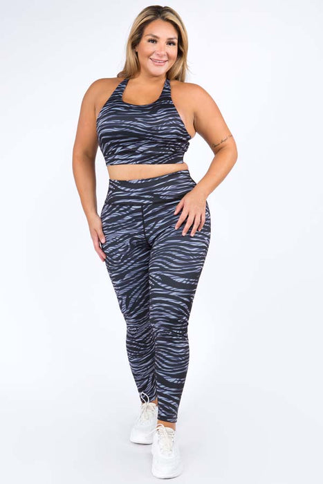 Yelete Active Women's Cheetah Zebra Tie Dye Print Leggings — L and L Stuff
