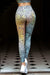 Yelete Active Women's Cheetah Zebra Tie Dye Print Leggings - L and L Stuff