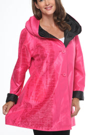 Oopéra Ladies' Reversible Raincoat With Print That Appears When Wet! - L and L Stuff
