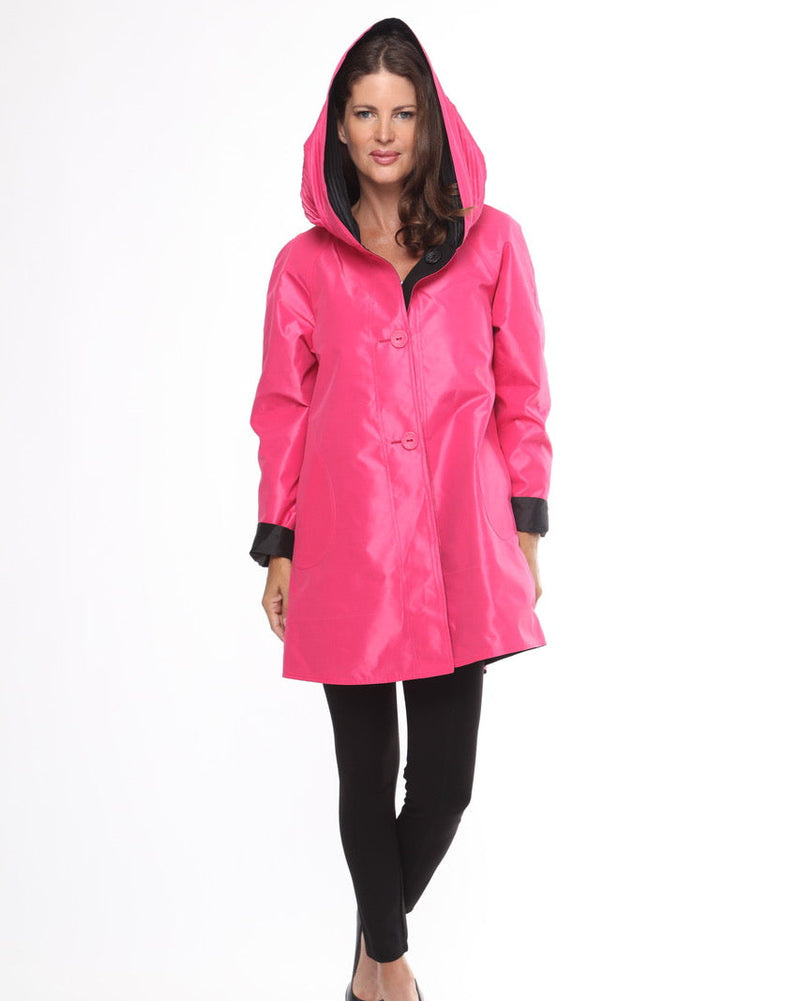 Oopéra Ladies' Reversible Raincoat With Print That Appears When Wet! - L and L Stuff