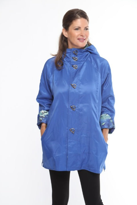 Oopéra Ladies' Reversible Raincoat Water Lilies - L and L Stuff