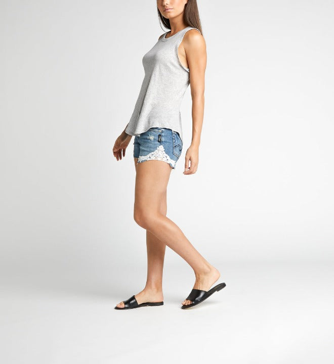 Silver Jeans CO. Ladies' SUKI Mid Rise Short - L and L Stuff