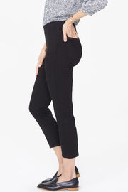 NYDJ Skinny Ankle Pull-On Jeans In Sure Stretch® Denim Color Black - L and L Stuff