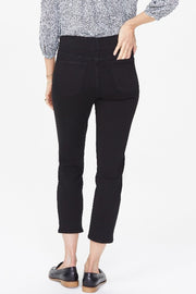 NYDJ Skinny Ankle Pull-On Jeans In Sure Stretch® Denim Color Black - L and L Stuff