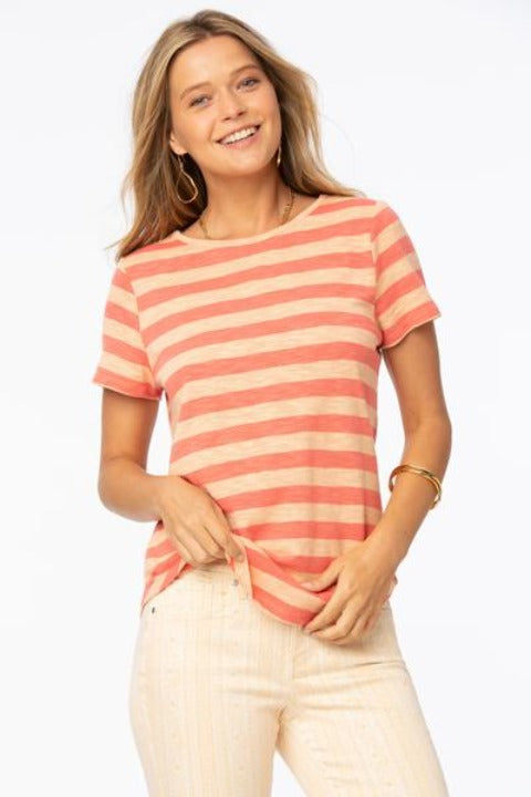 NYDJ Ladies' Rugby Stripe Tee - L and L Stuff
