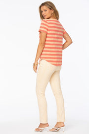 NYDJ Ladies' Rugby Stripe Tee - L and L Stuff
