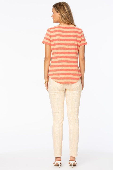NYDJ Ladies' Rugby Stripe Tee - L and L Stuff