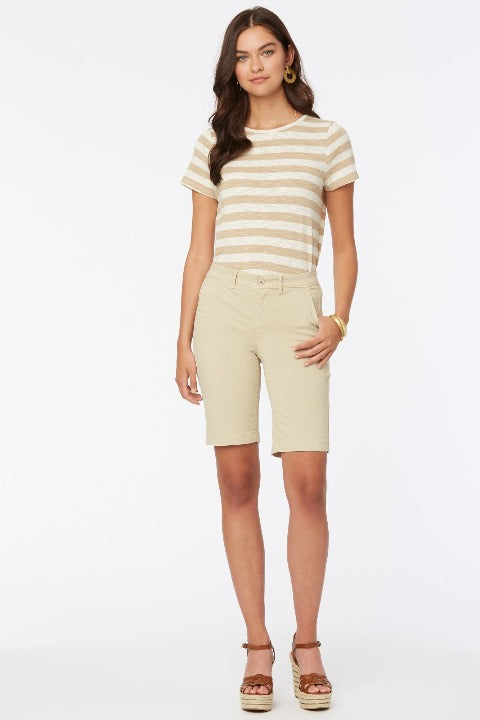 NYDJ Ladies' Stretch Twill Bermuda Shorts - L and L Stuff
