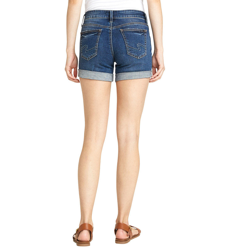 Silver Jeans Ladies' Mid Rise Boyfriend Short - L and L Stuff