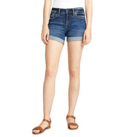 Silver Jeans Ladies' Mid Rise Boyfriend Short - L and L Stuff