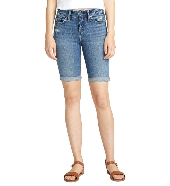 Silver Jeans CO. Ladies' Avery High Rise Bermuda Short - L and L Stuff