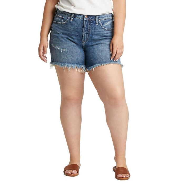 silver jeans co. ladies' not your boyfriend's shorts plus size