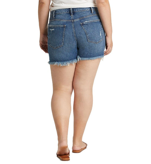 not your boyfriends shorts plus size seen from the back