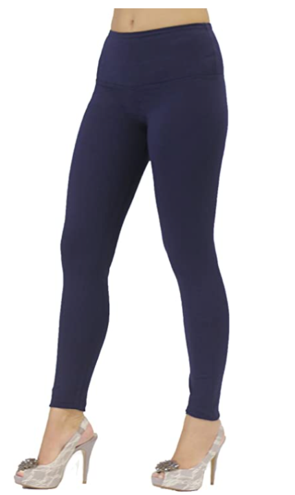 Alisha D Jillian Ponte Knit Legging Featuring Dual Layer Tummy Control - L and L Stuff