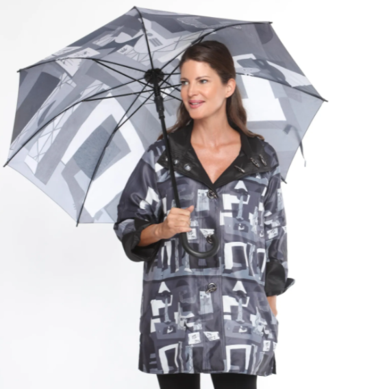 Oopéra Ladies' Reversible Raincoat Three musicians - L and L Stuff