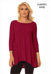 Alisha D Women's Kennedy High-Low Tunic ADT-151