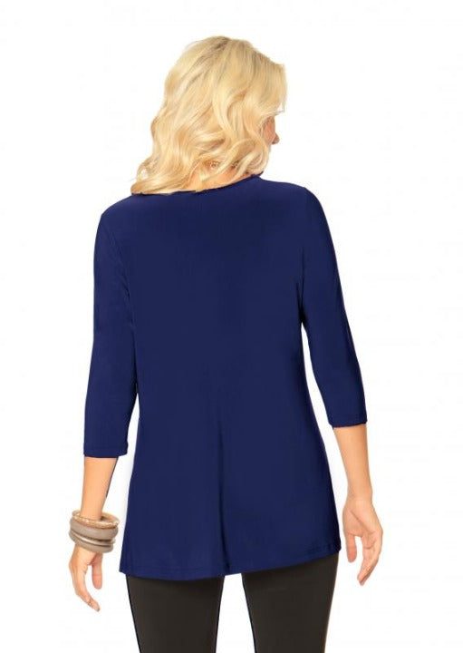 Alisha D Women's Scoop neck Tunic with Side Slit ADT-06 - L and L Stuff