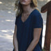 Angie Ladies Oversized V-Neck Knit Tee S / Peacock Tops & Blouses