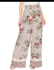 Angie Ladies Wide Leg Pants With Tassel Pants