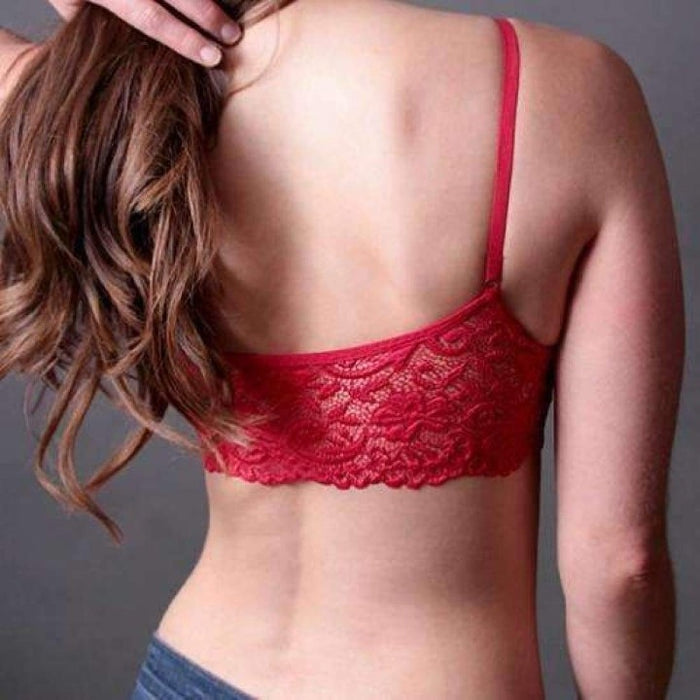 2-Pack Tricot and Lace Keyhole Bra